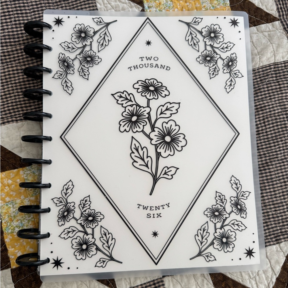 Big Happy Planner 2026 Floral Design with extras